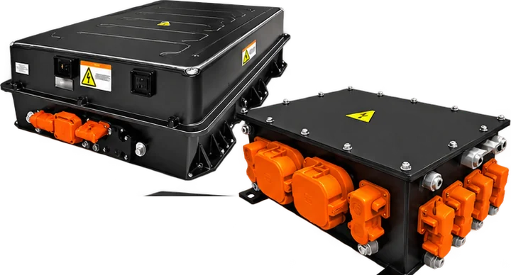 LFP heavy truck battery pack with its high-voltage junction box